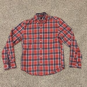 J. Crew Red and Blue Plaid Button Down Shirt